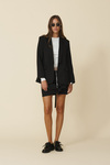 Black Blazer With Backless - FW25
