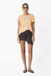 Light Orange Blended Cotton-Linen