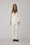 Beige Blazer With One Sleeve
