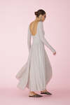 Beige Glitter Midi Dress - SS25