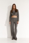 Cropped Grey Blazer - SS25
