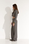 Cropped Grey Blazer - SS25