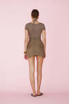 Brown-Gold Mini Corset - SS25