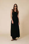 Backless Black Maxi Dress - SS25