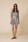 Grey Sequin Top - SS25