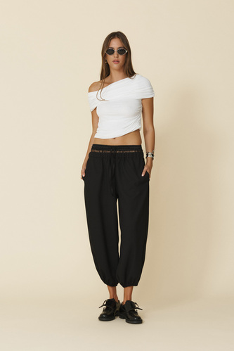 One Shoulder White Top - PNK Casual