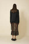 Black Midi Lace Skirt - FW25
