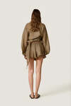 Wrap Kaki Blouse - SS26