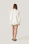 Off White Oversized Cotton Blouse