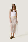 White top with a modern waist cut-out - SS26