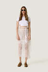 Short white top with side waist cut-outs - SS26