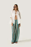 Fluid silk-viscose pants crafted -Limited Edition