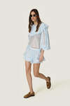 Flowy baby blue chiffon shorts - SS26