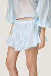 Flowy baby blue chiffon shorts - SS26