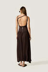 Open-Back Bodysuit with Asymmetric Straps