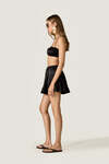 Silk Cropped Top with Thin Straps