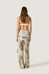 Silk Trousers with Detachable Pareo