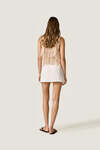 Wrap Mini Skirt with Side Tie Closure