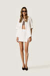 Oversized Shirt with Fluid Silhouette