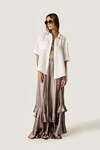 Oversized Shirt with Fluid Silhouette