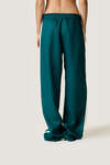 Wide-Leg Trousers with Contrast Side Panel