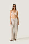 Silver Sequin Pants