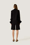 Black Longline Tailored Shorts